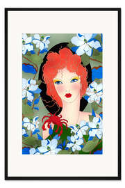 Gerahmter Kunstdruck der Krebs