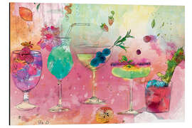 Magnettafel Sommer Cocktails