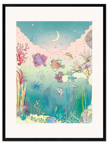 Framed art print Under the sea