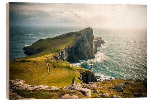 Obraz na drewnie Picturesque coast of Scotland