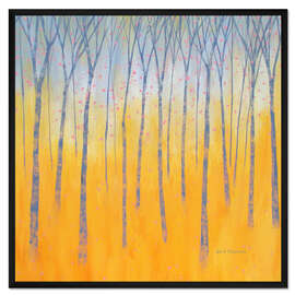 Gerahmter Kunstdruck Waldweg