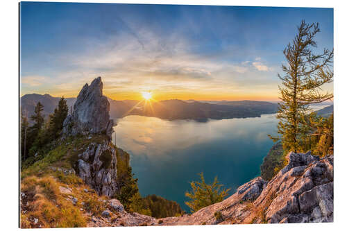 Gallery print Attersee in the evening light