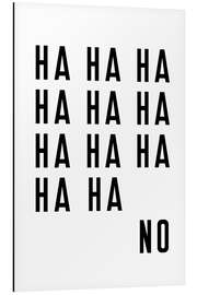 Magnettafel Hahahaha no