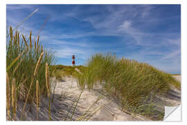 Naklejka na ścianę Lighthouse List / East with dune