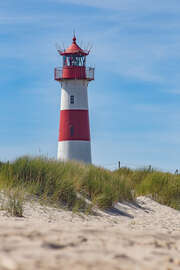 Magnettafel Gestreifter Leuchtturm