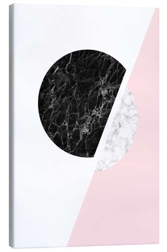 Canvas print Scandinavian composition with marble