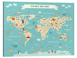 Magnettafel Die Welt der Tiere - Deutsch