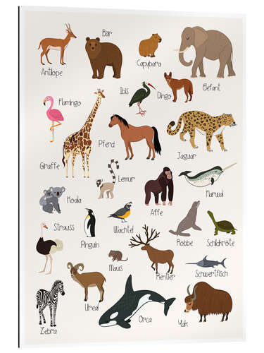 Gallery print Favorite animals (German)