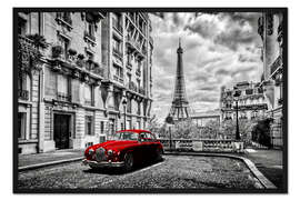 Gerahmter Kunstdruck Pariser Charme