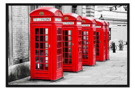 Gerahmter Kunstdruck London calling no.2