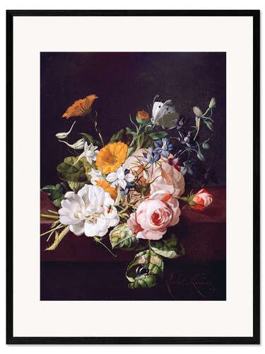 Framed art print Vase of Flowers