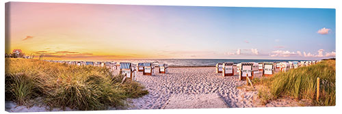 Leinwandbild Abendstimmung an der Ostsee