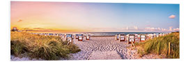 Foam board print Sunset, Baltic Sea