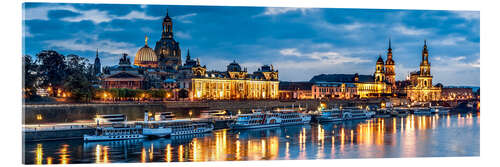 Akryylilasitaulu Dresden at night