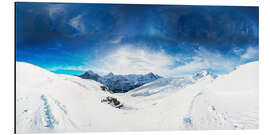 Alubild Grindelwald im Winter