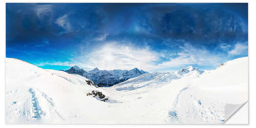 Naklejka na ścianę Grindelwald in winter