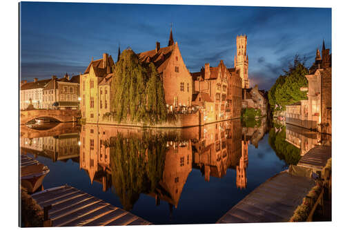 Gallery print View from Rosenkranzkai in Bruges