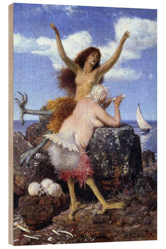 Hout print Sirens