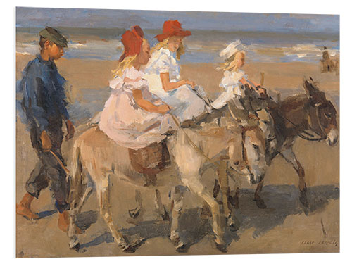 Foam board print Donkey rides on the beach