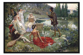 Gerahmter Kunstdruck Das Dekameron