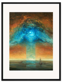 Gerahmter Kunstdruck Back to the deep lands IV