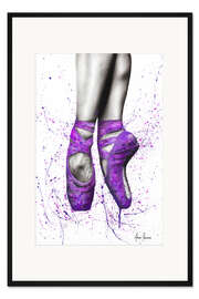 Gerahmter Kunstdruck Auf Zehenspitzen