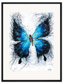 Gerahmter Kunstdruck Das Schmetterlings-Tattoo