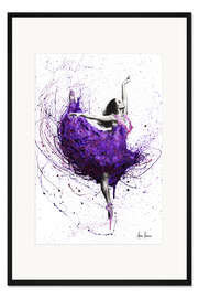 Gerahmter Kunstdruck Ultraviolett-Ballett