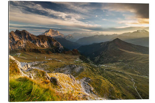 Gallery print Scenic mountain panorama