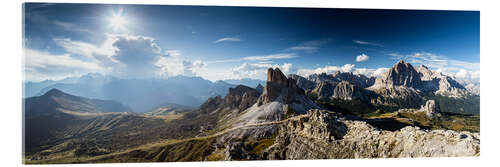 Acrylic print Autumnal Dolomites