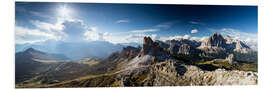 Foam board print Autumnal Dolomites