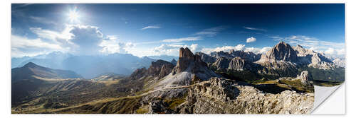 Wandsticker Herbstliche Dolomiten