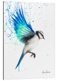 Magnettafel Meise im Flug