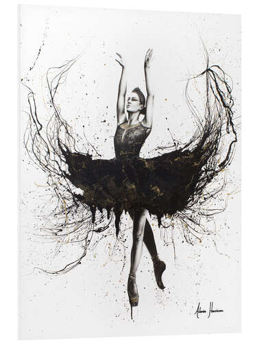 Foam board print The Black Swan