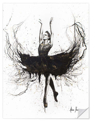 Selvklebende plakat The Black Swan