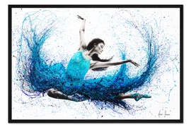 Gerahmter Kunstdruck Luna Marina Ballett