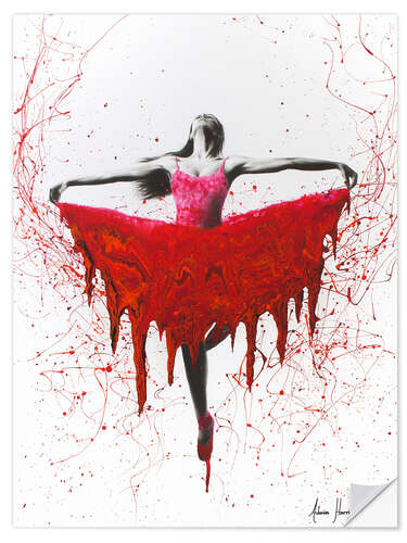 Wall sticker Moral Heart Dance