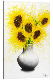 Magnettafel Sonnenblumen