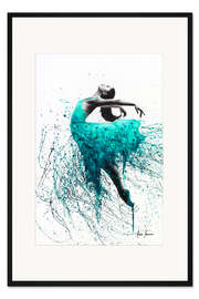 Gerahmter Kunstdruck Eisvogel-Tanz