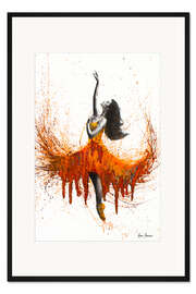 Gerahmter Kunstdruck Wüstentanz