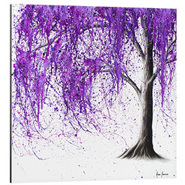 Aluminium print Violet Vale