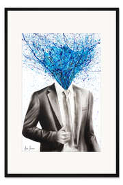 Gerahmter Kunstdruck Heute nicht dran denken