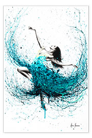 Plakat  Teal Dancer - Ashvin Harrison