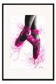 Gerahmter Kunstdruck Schön in Pink