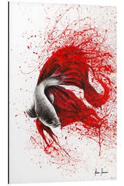 Magnettafel Feuriger Tanzfisch