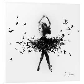 Aluminium print Free Bird Dance