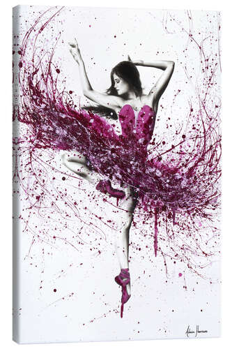Canvas print Royal Rubellite Ballerina
