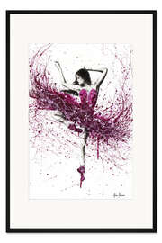 Gerahmter Kunstdruck Majestätische Ballerina