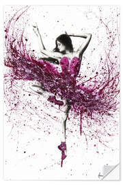 Selvklebende plakat Royal Rubellite Ballerina