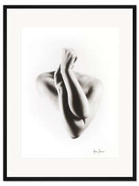 Gerahmter Kunstdruck Arme Akt Studie 55